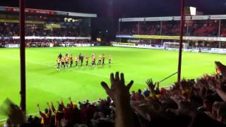 Spelersgroet KV Mechelen vs Bergen 30 22092012 [upl. by Florina142]