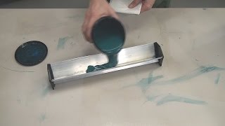 Screen Printing TShirts How To Pour Emulsion Into Your Scoop Coater [upl. by Ellac955]