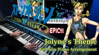 Jolynes Theme FULL VersionJoJos Bizarre Adventure 6 Stone Ocean Epic Piano  Synthesia [upl. by Airdni]