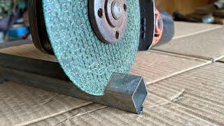 Cutting Metal with an Angle Grinder in 5 Minutes FLAT [upl. by Ellary]