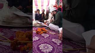 Nikah ceremony by  huzoor baharul hind nikah islamicshorts shaditrending viralvideo [upl. by Enait]