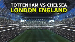 4K 🇬🇧 Tottenham vs Chelsea  Reaction  Stadium Atmosphere  Light Show [upl. by Tallie]