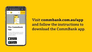 How to register for the CommBank app [upl. by Nonnahsed999]