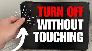 How To Turn Off iPad Pro Without Touching The Screen [upl. by Nrubua515]