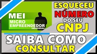 Como Descobrir o Número do CNPJ MEI  Canal TF [upl. by Doro373]