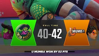 Pro Kabaddi 2024 Today Match Highlights Patna pirats vs U Mumba Season 11 Highlights [upl. by Kcirderf]