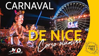 Carnaval de Nice Corso Carnavalesque illuminé 2024 [upl. by Yam]