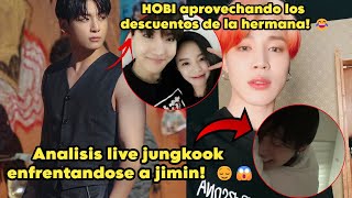 JIKOOKANALISIS ENFRETANDO A JIMIN COQUETO😱😌HOBI SIENDO HOBI 🙌 HYBE DA COMUNICADO jikook bts [upl. by Annahaj922]