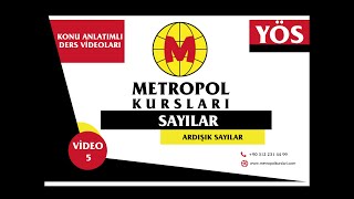 YÖS  Sayılar  Ardışık Sayılar  Video 5 [upl. by Acinoda406]