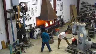 Jeff Fetty Designs Forging A 9Foot Daffodil Stem [upl. by Naihtsirc]