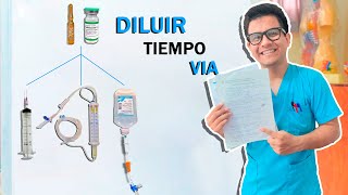 Cómo diluir medicamentos EV  Fácil [upl. by Ender840]