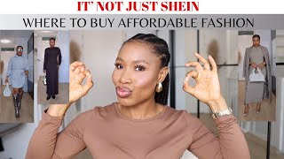 Its Not Just SHEIN Where to buy affordable Fashion Items [upl. by Cleve]