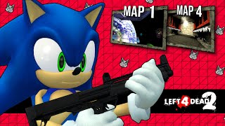 L4D2 Sonic Zombie Survival Maps are BAD FUNNY Left 4 Dead 2 [upl. by Gordie]