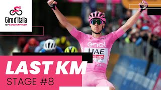 Giro dItalia 2024  Stage 8 Last KM [upl. by Ayhdnas]