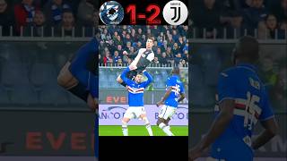 Cristiano Ronaldos Best Goal  Juventus vs Sampdoria football ronaldo shorts [upl. by Kaliope]