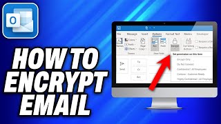 How To Encrypt Email Microsoft Outlook 2024  Easy Fix [upl. by Nurav321]