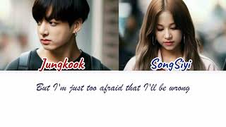 BTSJUNGKOOKRAVEN LAWSSONG SIYIWE DONT TALK ANYMORE LYRICS [upl. by Aerdnaid]