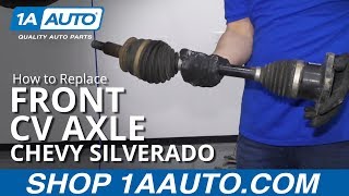 How to Replace Front CV Axle 0717 Chevy Silverado [upl. by Gujral]