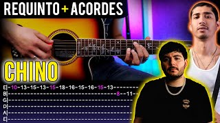 Chino  Tutorial Requinto I TABS en Guitarra I Tito Double P x Neton Vega [upl. by Yvehc227]