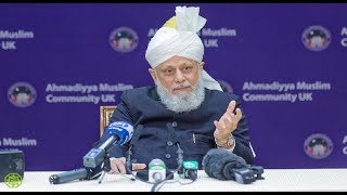 Qadiani Muslim Leader Mirza Masroor Ahmad Press Conference  Islam in PAKISTAN [upl. by Furiya595]