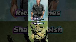 Rick Grimes vs Shane Walsh Terms of Writing shorts [upl. by Payton]