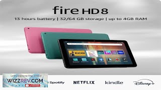 New Amazon Fire HD 8 tablet 8” HD Display 3GB memory 32GB Review [upl. by Docia610]