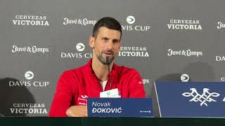 Novak Djokovic Tennis needs to change  Serbia Davis Cup Press Conference [upl. by Herminia]