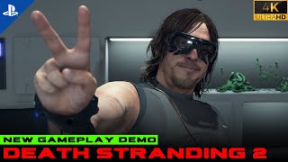 Death Stranding 2  New Gameplay Demo gametrailernation007 [upl. by Aicirtap]