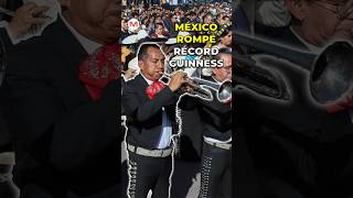 Nacional Tendencia  México rompe récord Guinness en el Zócalo capitalino Más de 1000 mariachis🇲🇽 [upl. by Sitsuj]