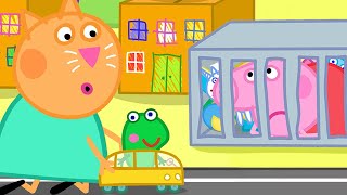 Peppa Goes to Jail👮‍♂️🐽 Peppa Pig Full Kids Episodes  30 Minutes [upl. by Yblehs188]