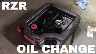 RZR S 1000 Oil Change [upl. by Nnad]