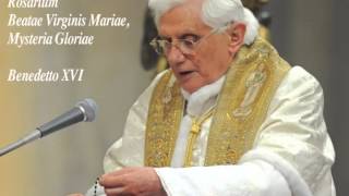 Rosario in Latino di Benedetto XVI  Misteri Gloriosi [upl. by Varney]