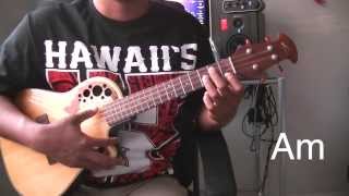 How to play quotLocked out of Heavenquot by Bruno Mars  Ukulele Tutorial [upl. by Rugg]