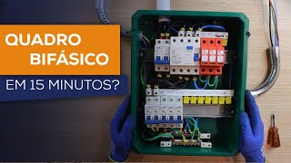 Como montar quadro de distribuição bifásico sem erros [upl. by Nyrmac]