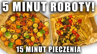 Proste OBIADY Z BLASZKI 5 min roboty  15 min pieczenia [upl. by Wanids]