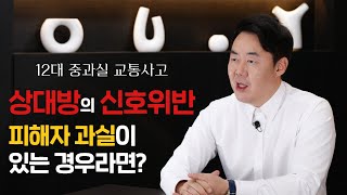 12대중과실 교통사고 상대방 신호위반이지만 피해자 과실이 잡힌경우 대처방법은 1211회 [upl. by Brewer]