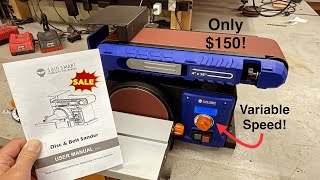 Honest Review of The SainSmart 150 Variable Speed 4”x36” Belt and 6” Disc Sander [upl. by Sammie]