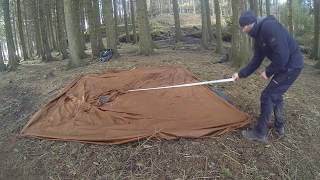 Setup of the NorTent tipi 6 with stove and innertent [upl. by Onairpic]