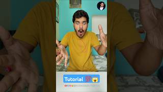 Rubber and hand Magic Trick 😱 Tutorial 💯 shorts [upl. by Ailasor504]