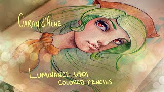 How to Color Like Me  Caran d’Ache Luminance 6901 Colored Pencils [upl. by Eelitan]