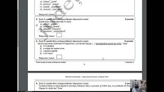 Iași Simulare Evaluarea Națională 2023 [upl. by Ennayehc]