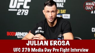 Julian Erosa talks shady activity surrounding last Paddy Pimblett fight  UFC 279 [upl. by Yttel342]