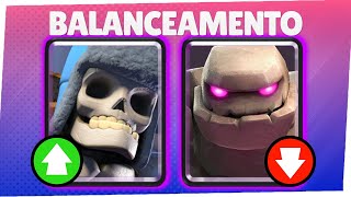 NOVO BALANCEAMENTO NO CLASH ROYALE [upl. by Nahsyar]