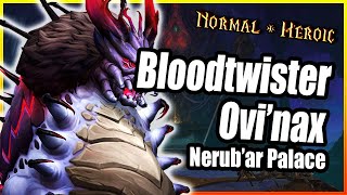 Bloodtwister Ovinax│Nerubar Palace│Normal amp Heroic QUICK GUIDE [upl. by Byram]