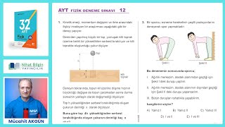 AYT Fizik Branş Denemesi12 2024 I Nihat Bilgin Yayınları SON BASKI [upl. by Nohsal]