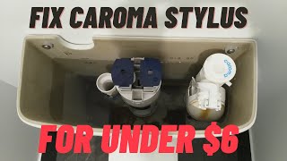 Fix leaking Caroma Stylus toilet for under 6 Stop that flushing sound [upl. by Anej]