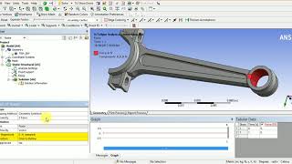 Fatigue analysis of connecting Rod in ANSYS [upl. by Cynthie807]