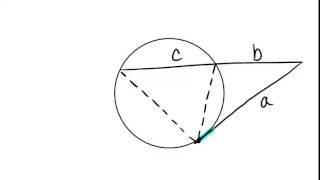 Segments from Secants and Tangents Lesson Geometry Concepts [upl. by Hsatan]