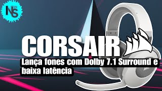 Corsair HS65 e HS55 Wireless  Headsets Gamers com Microfone de Alta Qualidade e Conforto [upl. by Albina]