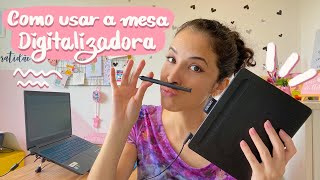 💕 Como Usar a Mesa Digitalizadora \\ Como Treinar para Desenhar Bem 🍄 [upl. by Marler]